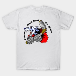 wolf hockey player T-Shirt